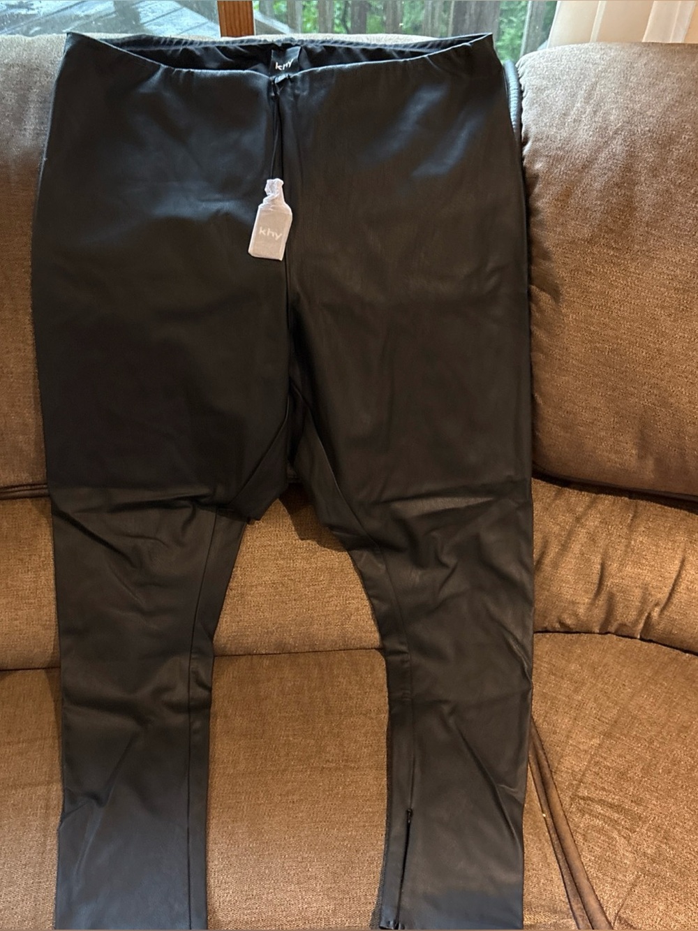 Khy Faux Leather Pants Leggings Streetwear Kylie Jenner Size 2XL New With Tags